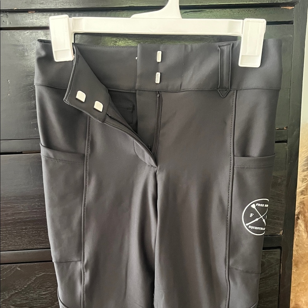 Black Equestrian Riding Pants